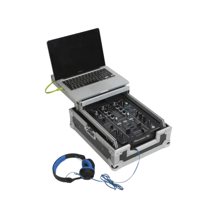 Flight Case Flight Case Multi formato CDJ/MIXER 10" Plata (Soporte Ordenador) - Imagen 2
