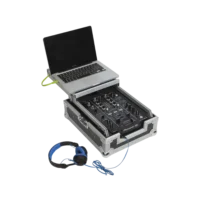 Flight Case Flight Case Multi formato CDJ/MIXER 10" Plata (Soporte Ordenador) - Imagen 9