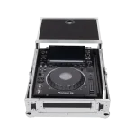Flight Case Multi formato CDJ/MIXER 12" PLUS Plata (Soporte Ordenador)