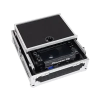 Flight Case Multi formato CDJ/MIXER 12" PLUS Plata (Soporte Ordenador) - Imagen 7
