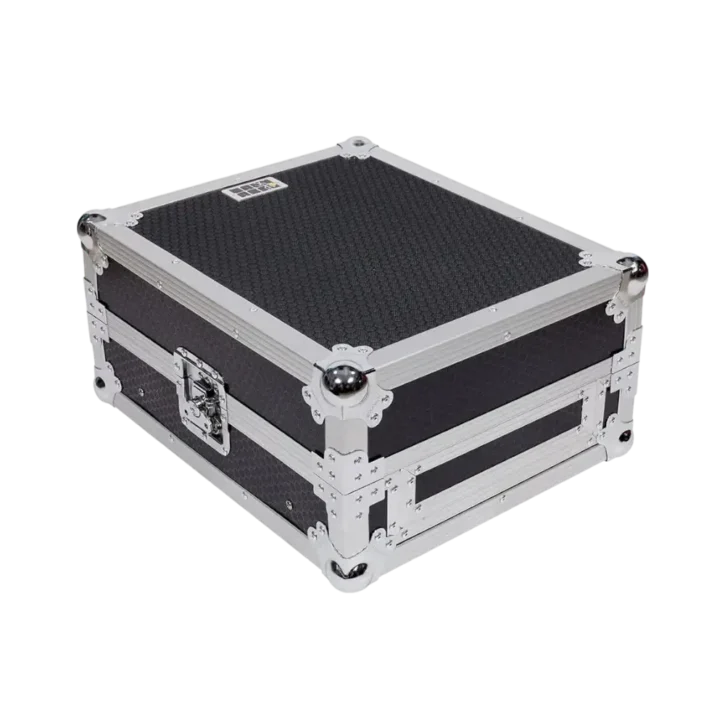 Flight Case Multi formato CDJ/MIXER 12" PLUS Plata (Soporte Ordenador) - Imagen 5
