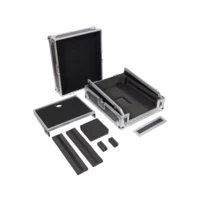 Flight Case Multi formato CDJ/MIXER 12" PLUS Plata (Soporte Ordenador) - Imagen 4