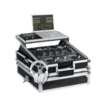 Flight Case Rack DJ 19" / 10U Plata (Soporte Ordenador) - Imagen 2