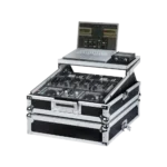 Flight Case Rack DJ 19" / 10U Plata (Soporte Ordenador) - Imagen 8