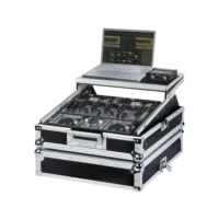 Flight Case Rack DJ 19" / 10U Plata (Soporte Ordenador) - Imagen 8