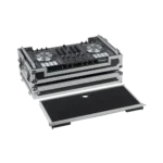 Flight Case Pioneer DDJ-800/ DDJ-SX3 Plata (Soporte Ordenador Trolley y Ruedas) - Imagen 12