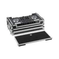 Flight Case Pioneer DDJ-800/ DDJ-SX3 Plata (Soporte Ordenador Trolley y Ruedas) - Imagen 12