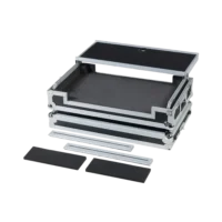 Flight Case Pioneer DDJ-800/ DDJ-SX3 Plata (Soporte Ordenador Trolley y Ruedas) - Imagen 11