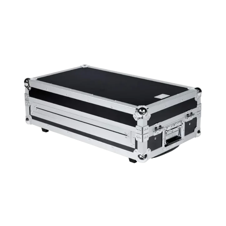 Flight Case Pioneer DDJ-800/ DDJ-SX3 Plata (Soporte Ordenador Trolley y Ruedas) - Imagen 10