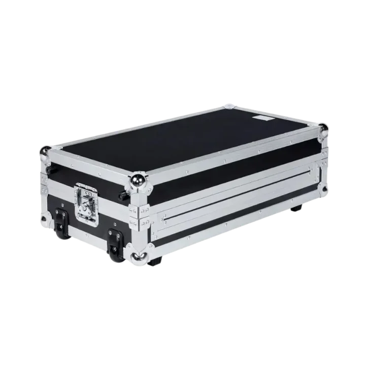 Flight Case Pioneer DDJ-800/ DDJ-SX3 Plata (Soporte Ordenador Trolley y Ruedas) - Imagen 9