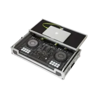 Flight Case Pioneer DDJ-800/ DDJ-SX3 Plata (Soporte Ordenador Trolley y Ruedas) - Imagen 3