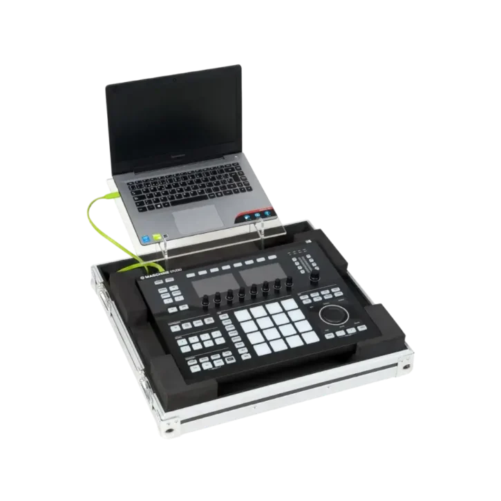 Flight Case Ultra Delgado Controlador Midi Live Akai APC64 NI MASCHINE STUDIO (Soporte Metacrilato) - Imagen 8