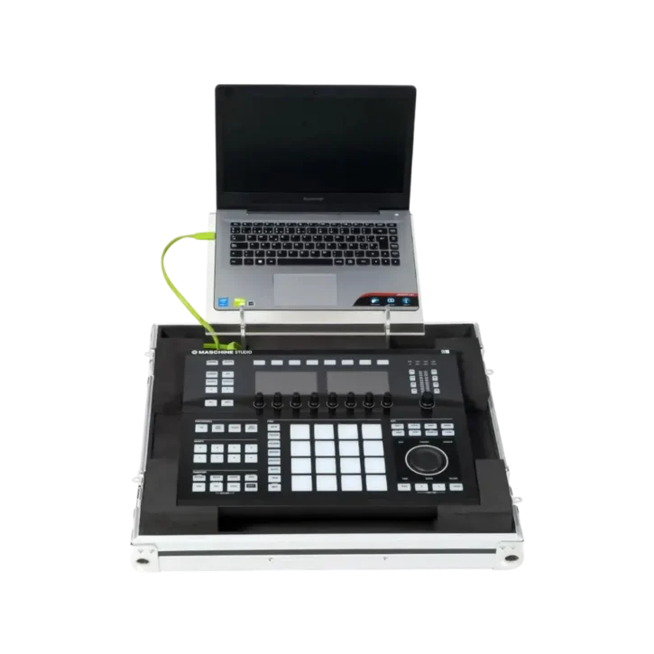 Flight Case Ultra Delgado Controlador Midi Live Akai APC64 NI MASCHINE STUDIO (Soporte Metacrilato) - Imagen 1
