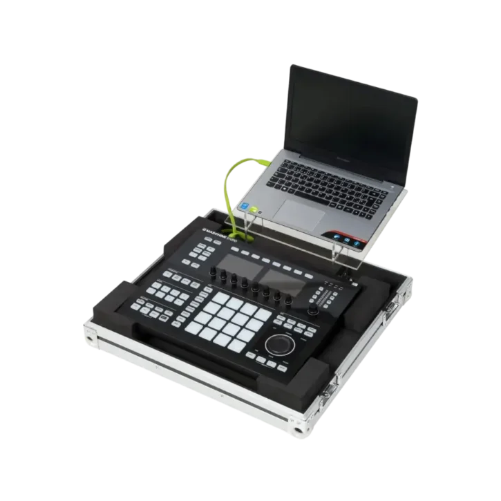 Flight Case Ultra Delgado Controlador Midi Live Akai APC64 NI MASCHINE STUDIO (Soporte Metacrilato) - Imagen 7