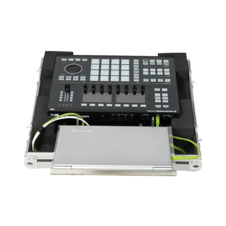 Flight Case Ultra Delgado Controlador Midi Live Akai APC64 NI MASCHINE STUDIO (Soporte Metacrilato) - Imagen 6