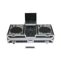 Flight Case Tocadiscos (Batalla)/ Pioneer DJM-S9 or NI KONTROL Z2 Plata (Soporte Ordenador y Ruedas) - Imagen 9