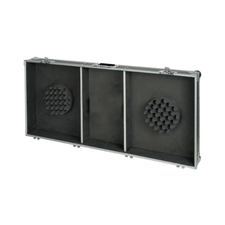 Flight Case Tocadiscos (Batalla)/ Pioneer DJM-S9 or NI KONTROL Z2 Plata (Soporte Ordenador y Ruedas) - Imagen 5