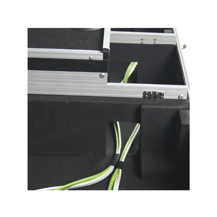 Flight Case Tocadiscos (Batalla)/ Pioneer DJM-S9 or NI KONTROL Z2 Plata (Soporte Ordenador y Ruedas) - Imagen 3