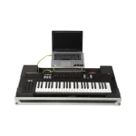 Flight case para teclado midi 49 teclas (Soporte Ordenador y Ruedas)