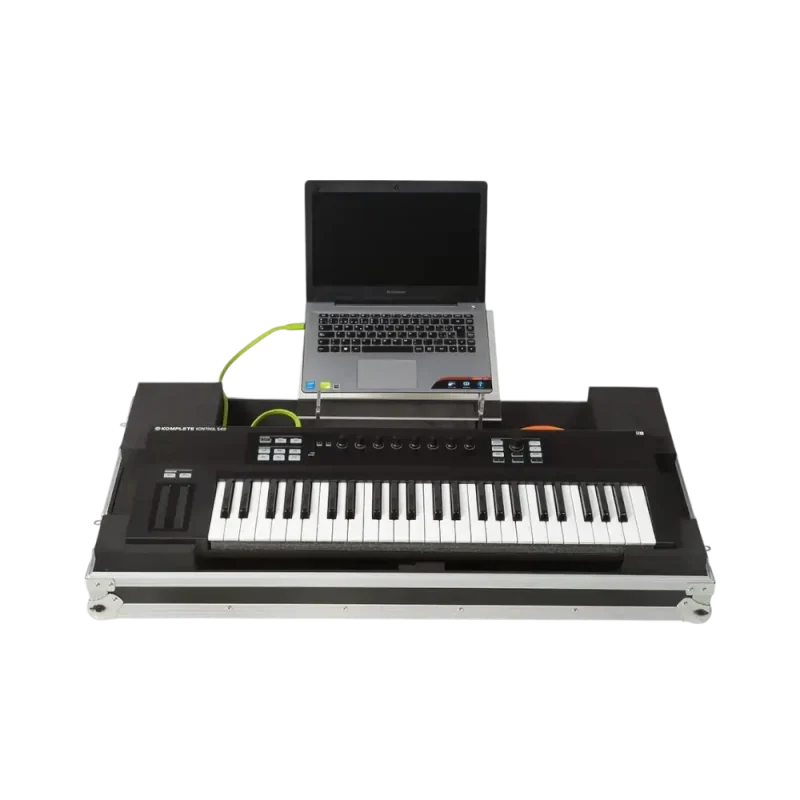 walkasse-maleta-flight-case-wmks49_02 Flight case para teclado midi 49 teclas (Soporte Ordenador y Ruedas) Imagen 1