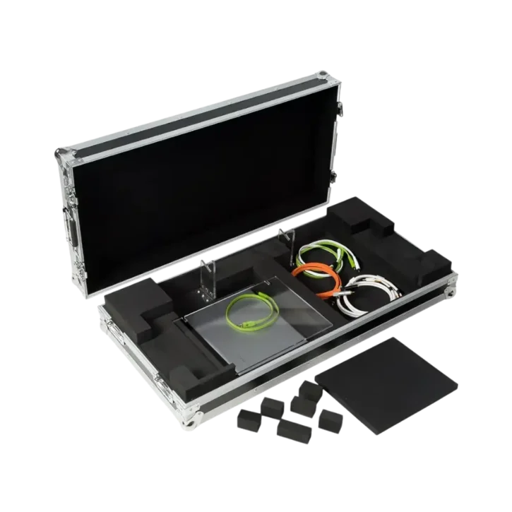 Flight case para teclado midi 49 teclas (Soporte Ordenador y Ruedas) - Imagen 4