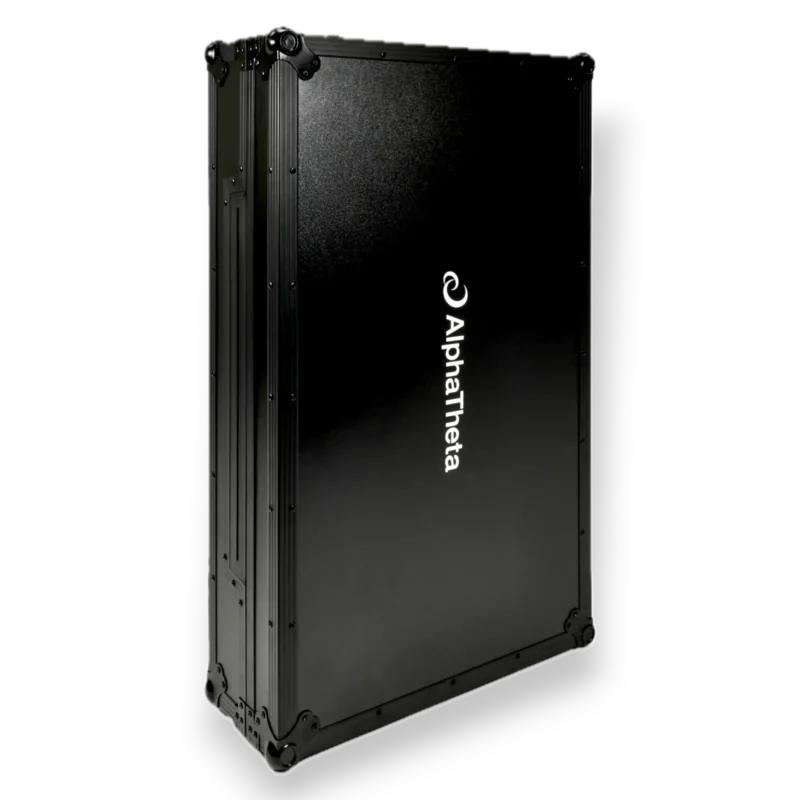 Alphatheta-Flight-case-maleta-rígida-negra- FLT-AZ-closed-upright-front-solopro-audio-tienda Flight Case original Alphatheta para XDJ AZ Imagen 1