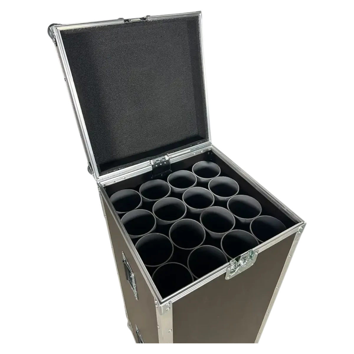 Rack Walkasse 16 stand micro con ruedas color Plata