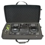 Maleta DJ Walkasse CONTROLADOR L-XXL color Negra con Ruedas y Correa de hombro