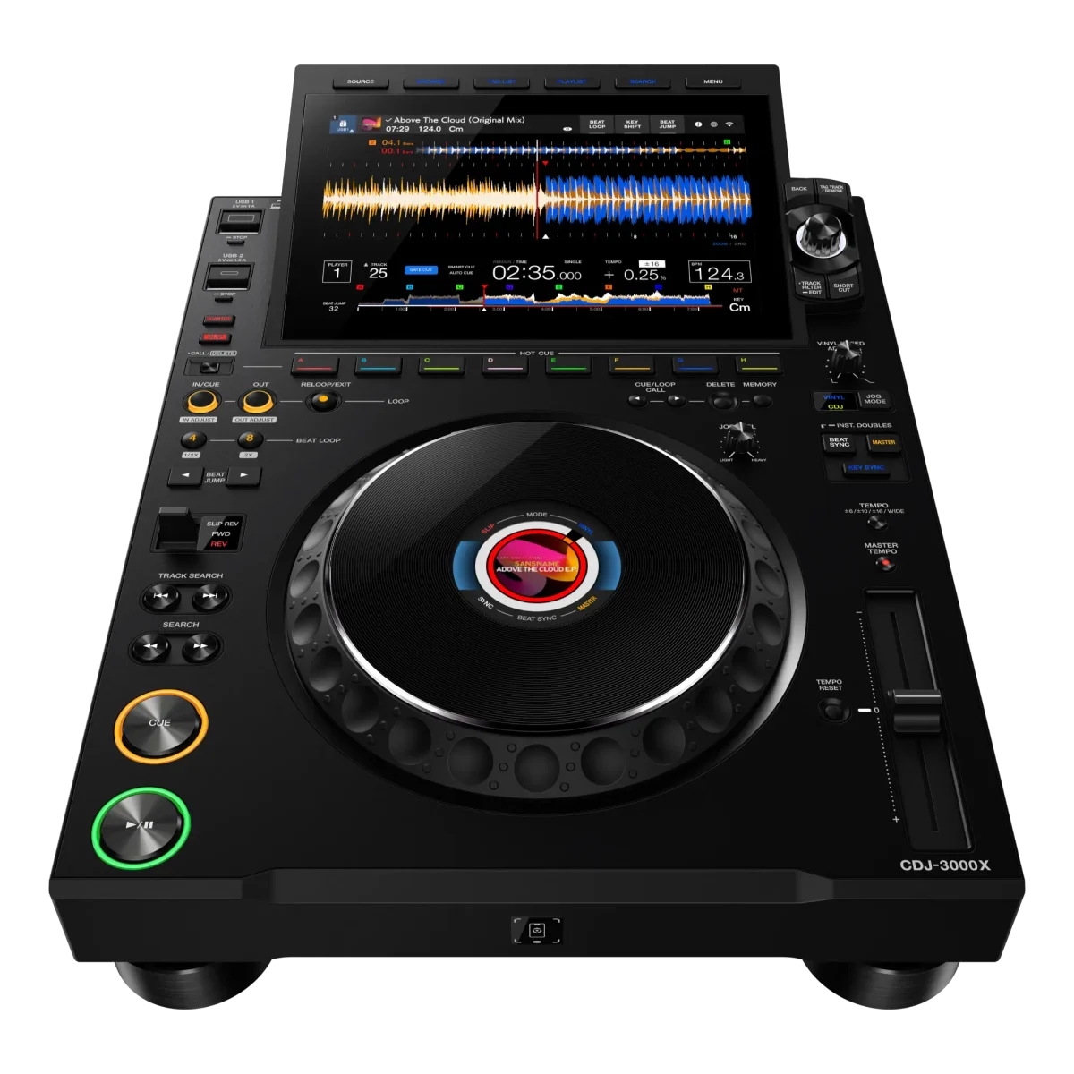AlphaTheta CDJ3000X vision frontal