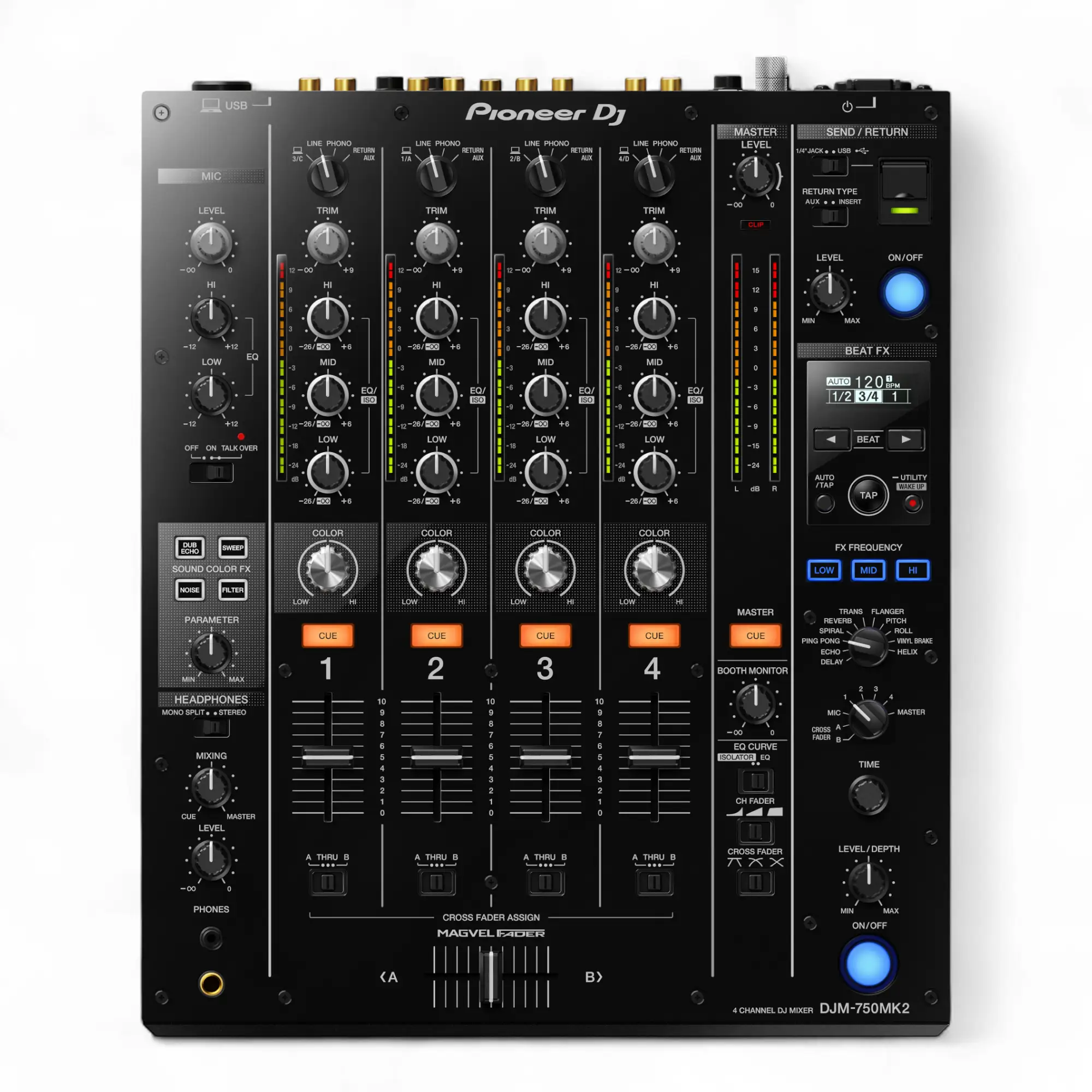 DJM-750MK2_prm_top_low_0822 Pioneer Dj DJM 750 MK2 Imagen 1