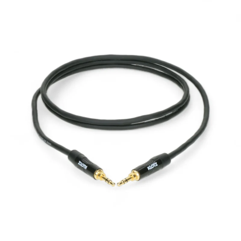 Cable-Klotz-KS-MM0300-1 PRO Stereo Cable black 3m, Mini Jack Mini Jack 3p Imagen 1