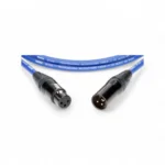 Cable de micrófono profesional M1 3m XLR 3p hembra/macho Neutrik azul - Imagen 4
