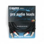 TP414 Stereo Cable 3m w., XLR 3p. F/M KLOTZ