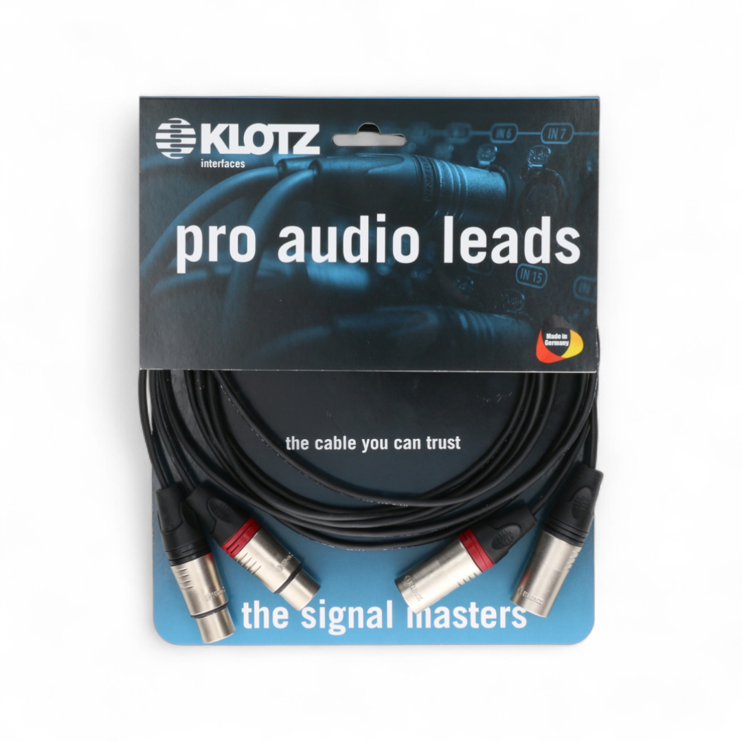 Cable-Klotz-SXXK-030 TP414 Stereo Cable 3m w., XLR 3p. F/M KLOTZ Imagen 1