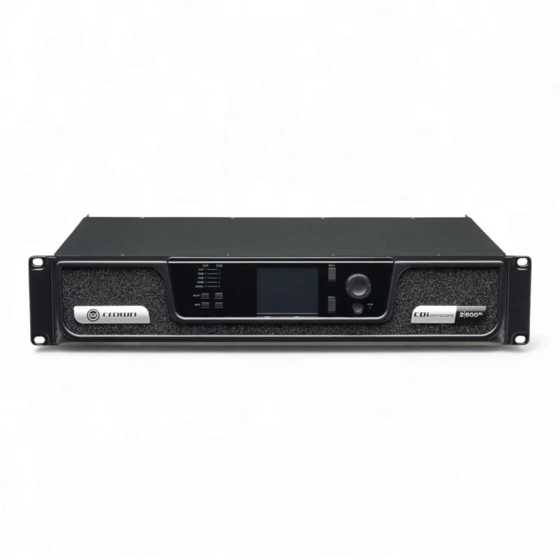 Crown_CDi_DriveCore_2600BL_vista-frontal-arriba Amplificador Crown CDi 2|600BL frontal controles profesionales