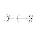 Cordial Cable MIDI 3m 5 pin