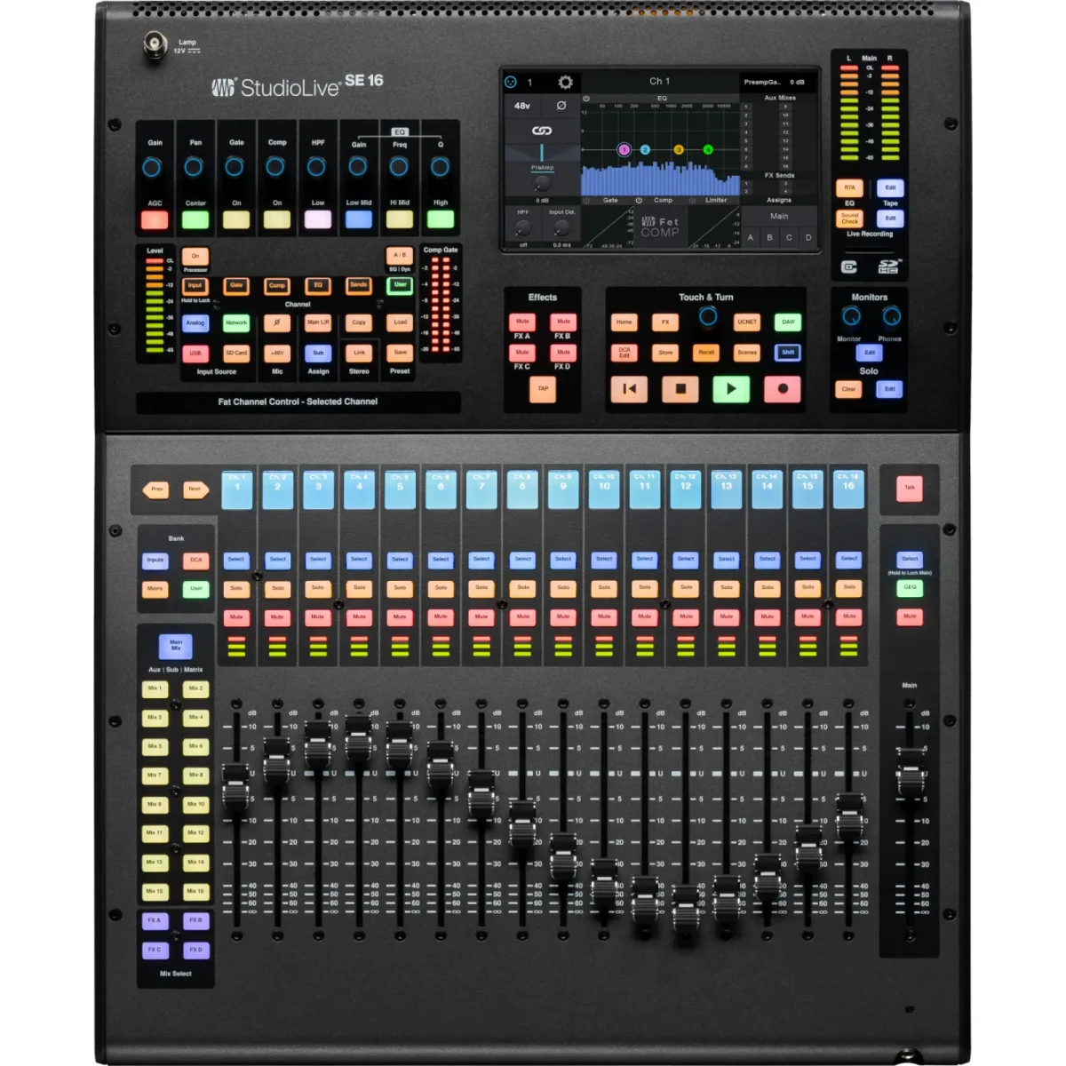 Presonus StudioLive SE16 Serie III - Mesa digital VISTA TOP CENITAL