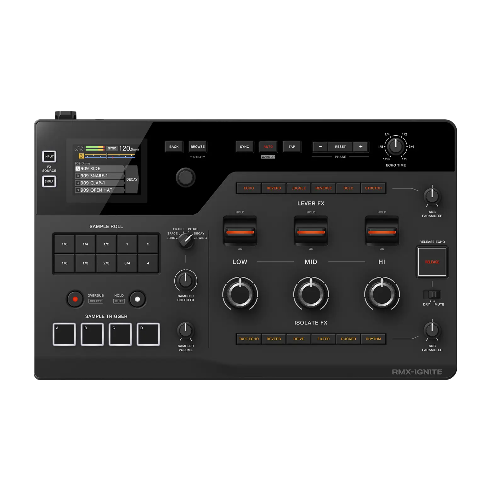 AlphaTheta RMXIGNITE Módulo de efectos para DJ