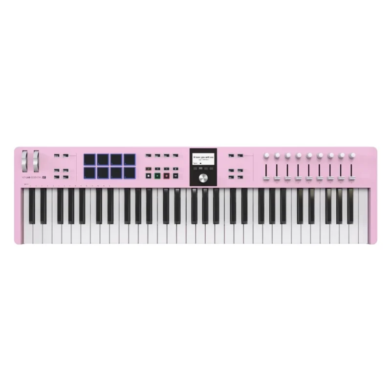 Keylab-essential-61-rosa-Arturia ARTURIA KEYLAB ESSENTIAL 61 MK3 ROSE QUARTZ Imagen 1