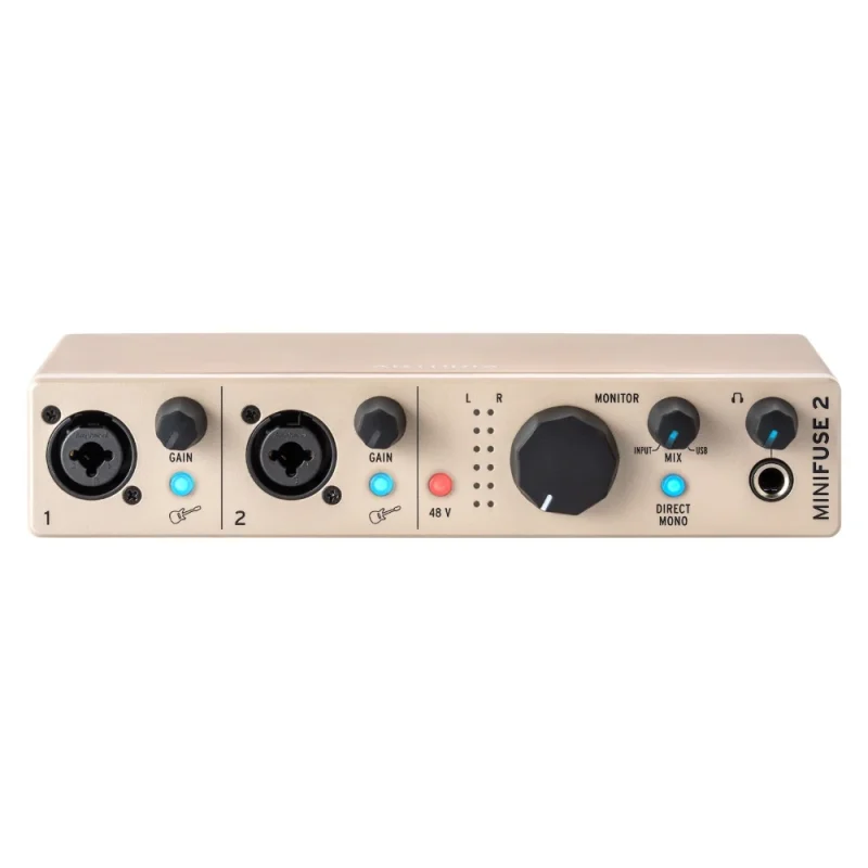 Minifuse-2-Arturia Arturia MiniFuse 2 Champagne