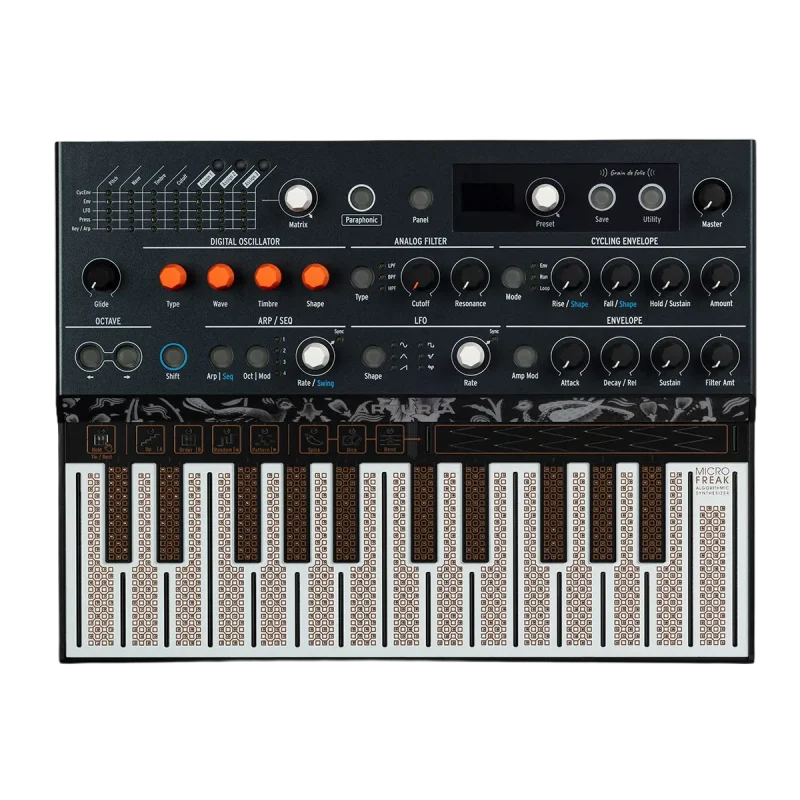 microfreak rear front conexiones gallery Arturia MicroFreak Vocoder Edition — vista frontal 3