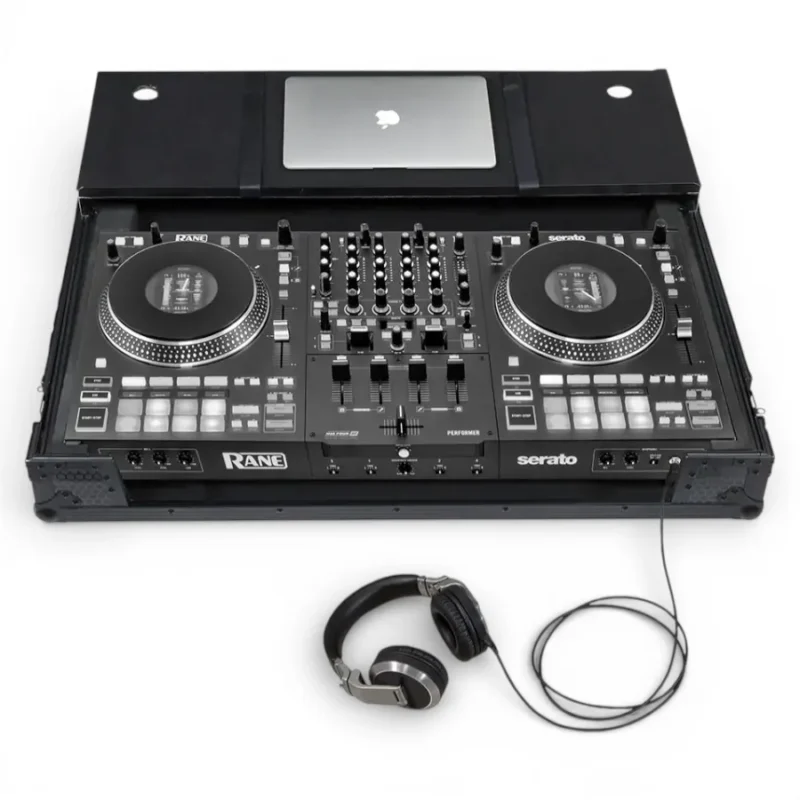 flight-case-WMCPRODJP4WLTSBK_03 Flight Case Rane PERFORMANCE/FOUR Negro (Soporte PC y Ruedas) Imagen 1