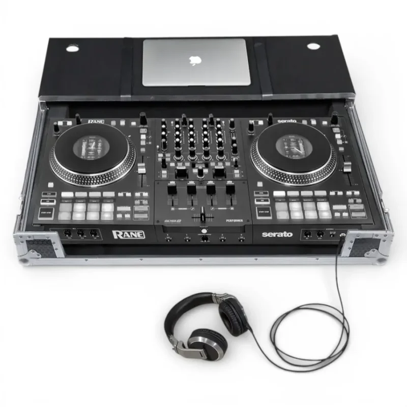 flight-case-WMCPRODJR4WLTS_03 Flight Case Rane PERFORMANCE/FOUR Plata (Soporte PC y Ruedas) Imagen 1