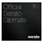 Serato DJ Logo Slipmats White on Black - Imagen 3