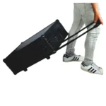 Flight case Walkasse para Pioneer DDJ-SR2 con trolley y ruedas (negro) - Imagen 7