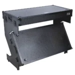 Estación de trabajo DJ Walkasse Z-Table plegable con ruedas (negra) - Imagen 2