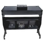 Estación de trabajo DJ Walkasse Z-Table plegable con ruedas (negra) - Imagen 10