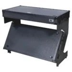 Estación de trabajo DJ Walkasse Z-Table plegable con ruedas (negra) - Imagen 9