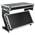 Estación de trabajo DJ Walkasse Z-Table plegable con ruedas (plata) - Imagen 2