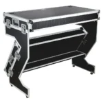 Estación de trabajo DJ Walkasse Z-Table plegable con ruedas (plata) - Imagen 11